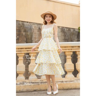 Tiela đầm váy hoa vàng - sunshine dress