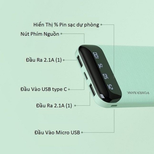 Pin Sạc Dự Phòng 10000mah / 20000mah - THE DEOSD - TD-PBWP161/163