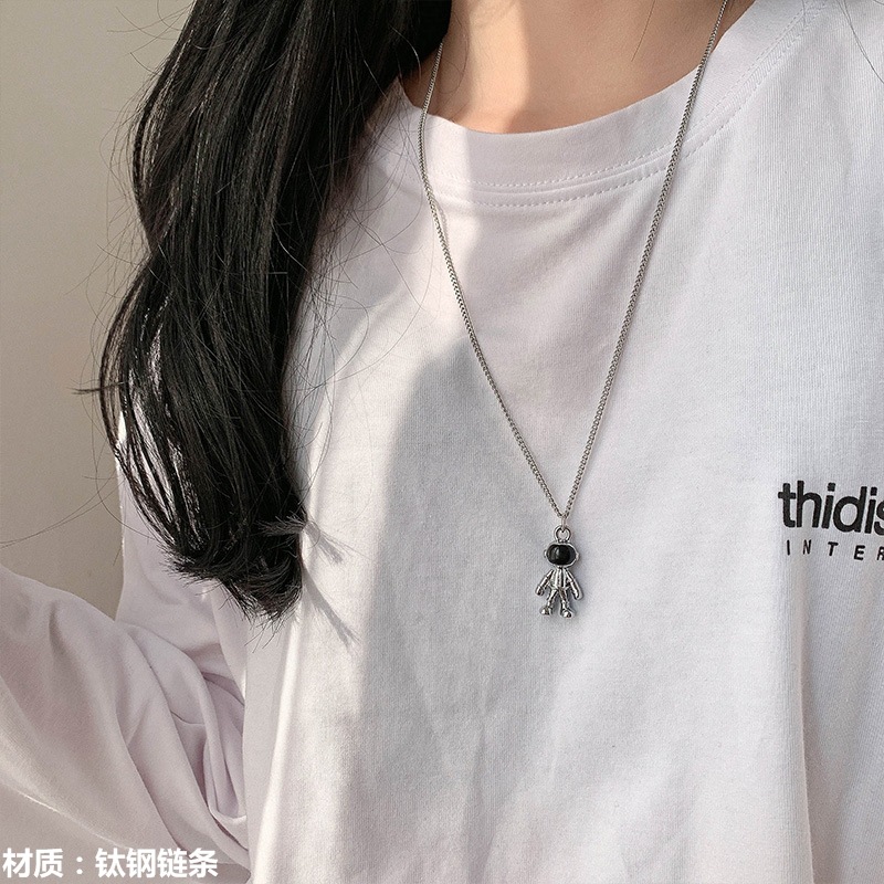 Vòng cổ thép titan phong cách hip hop nhiều kích cỡ