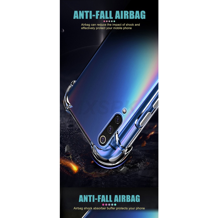 Ốp Điện Thoại Silicon Trong Suốt Chống Sốc Sang Trọng Cho Xiaomi Mi 9 8 A3 A2 10 11 Lite Case Xiaomi Mi 9 8 SE 9T 11X 10T