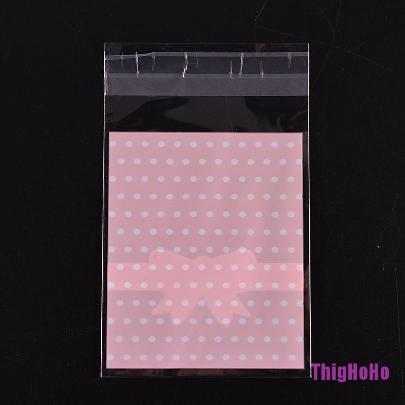 Set 100 túi đựng bánh kẹo tự dính tiện lợi
