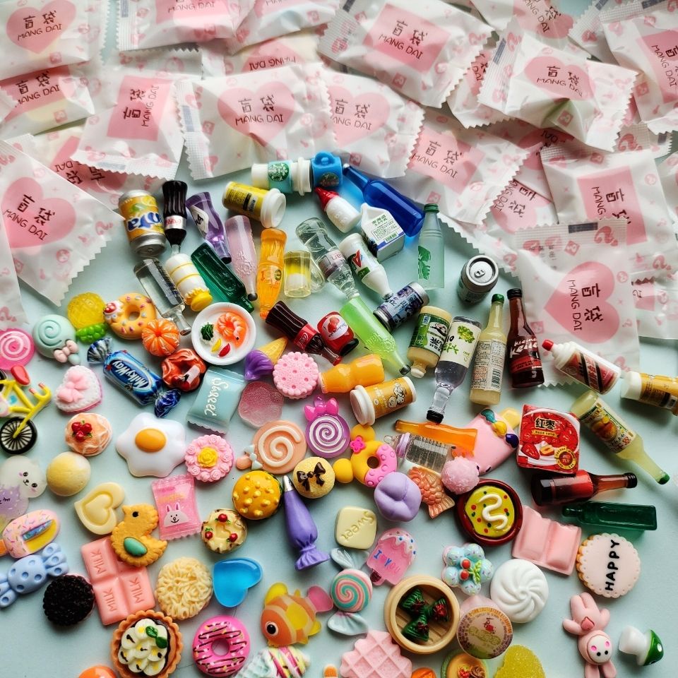 Đồ chơi mô hình thức ăn mô phỏng mini bằng nhựa resin phong cách đa dạng tùy chọn trang trí đáng yêu cho trẻ em
