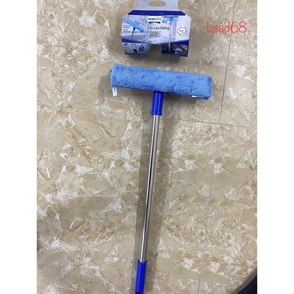 Cây lau kính 2 in 1 cán 65cm chính hãng Homeinno