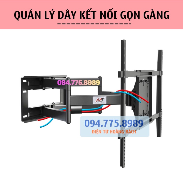 #SP5 / Giá treo tivi xoay đa năng NB SP5 50 - 90 Inch / Khung treo tivi xoay cao cấp - Chính hãng North Bayou