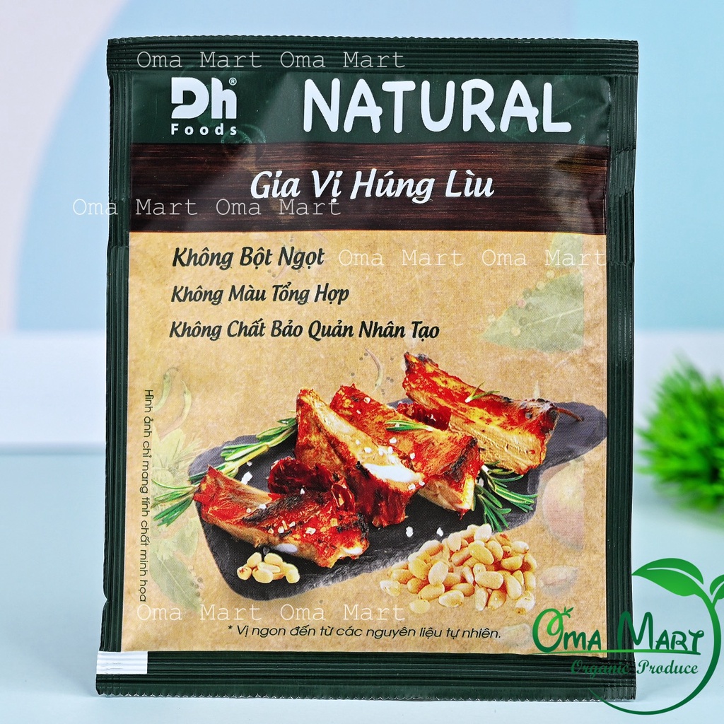 Gia vị húng lìu nguyên chất Dh foods 10g