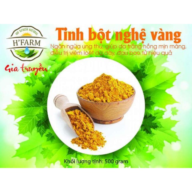 TINH BỘT NGHỆ NHÀ LÀM