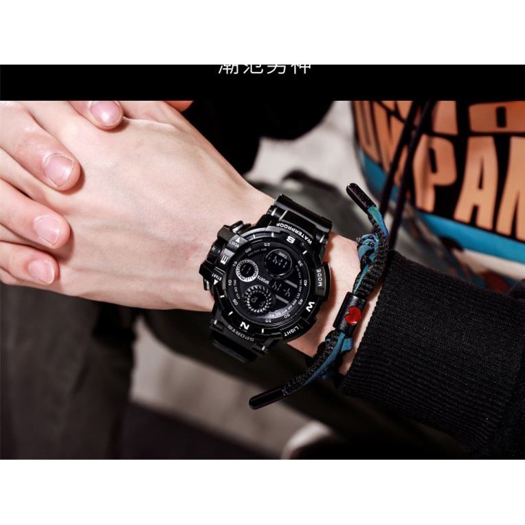 Đồng Hồ Thể Thao Nam SPORTS - Dây Silicone Siêu Bền Chắc [ĐỦ 3 MÀU] | BigBuy360 - bigbuy360.vn