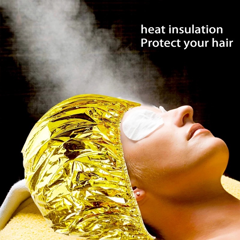 Nón Lá Nhôm Cách Nhiệt Chống Nước Đa Năng Dùng Một Lần Cho Salon Làm Tóc