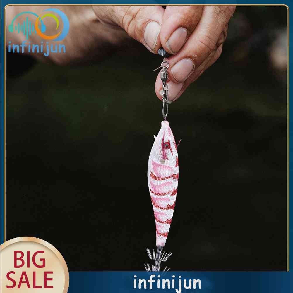 Mồi Câu Cá Giả Hình Con Mực Phát Quang 10cm 9g