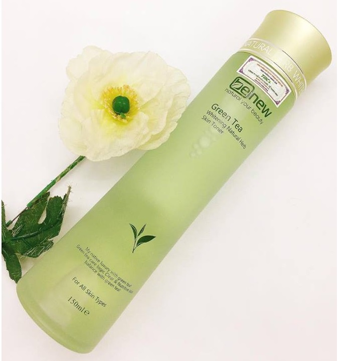 Nước hoa hồng trắng da, se khít lỗ chân lông tinh chất trà xanh BENEW TONER GREEN TEA Hàn quốc 150ml/Hộp- CHÍNH HÃNG