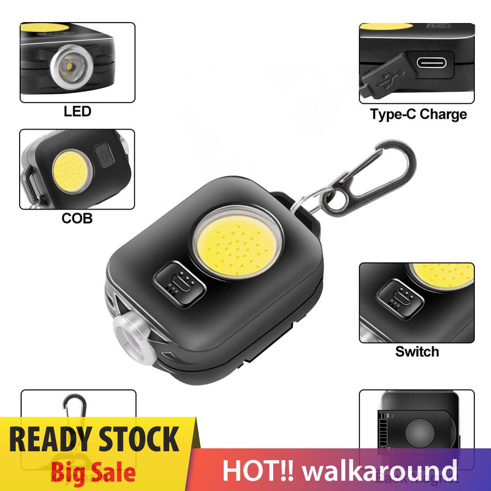 Móc Khóa Đèn LED COB Chống Nước