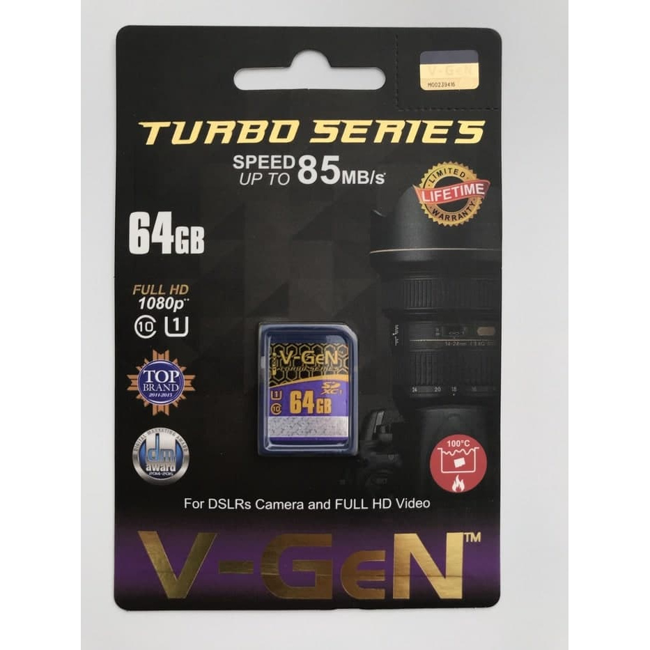 Mới Thẻ Nhớ V-Gen Sd 64 Gb Turbo | BigBuy360 - bigbuy360.vn