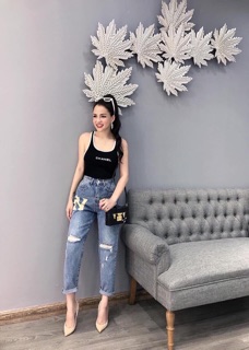 Áo ba lỗ C khoét lưng cá tính