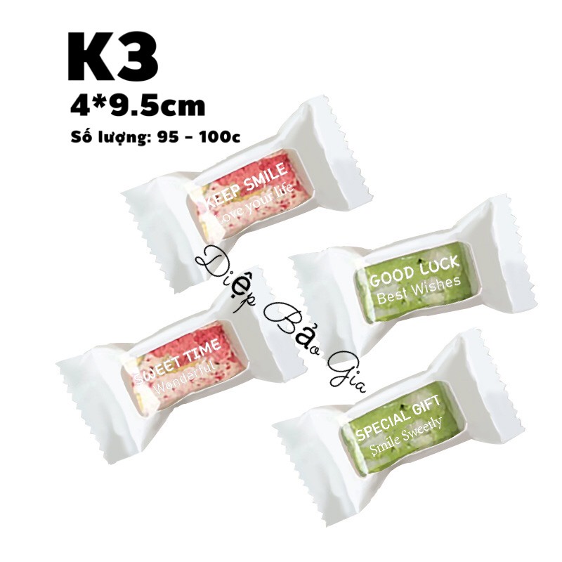 Túi kẹo nougat Keep Smile K3 (100c)