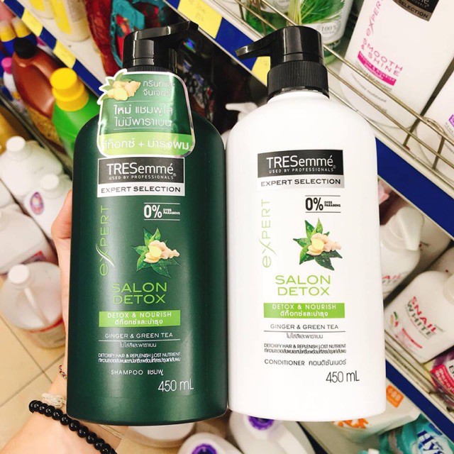 Dầu Gội Tresemme Keratin Smooth/Salon Detox 450ml Thái Lan