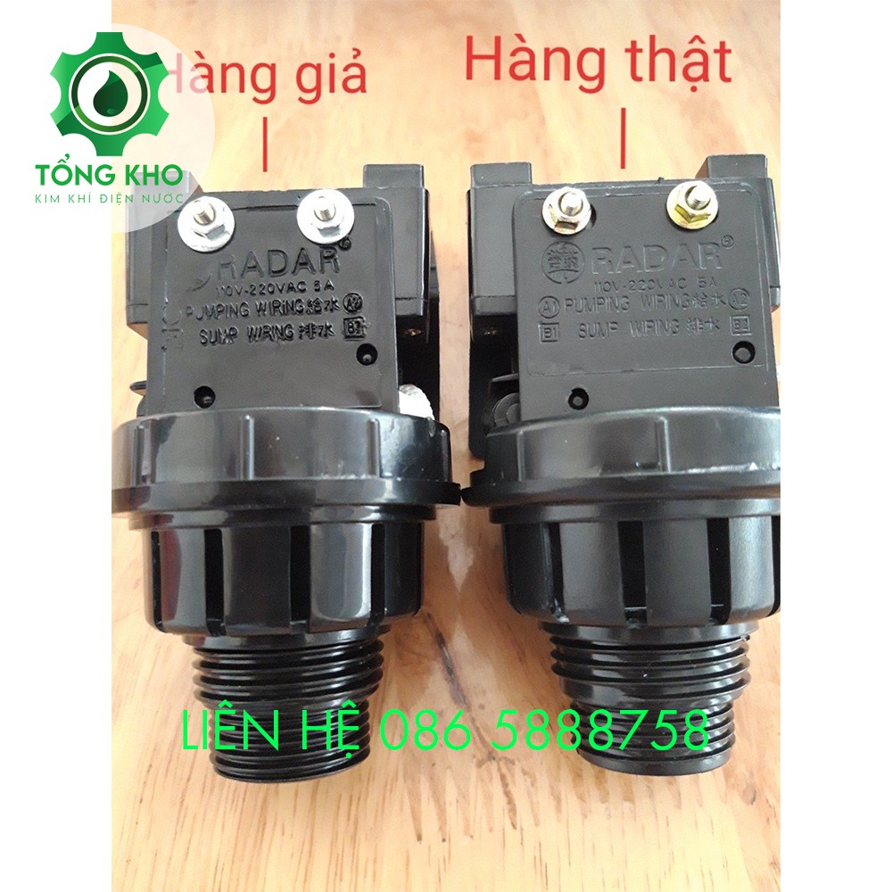 Phao điện Radar chính hãng - Tổng kho kim khí điện nước Radar