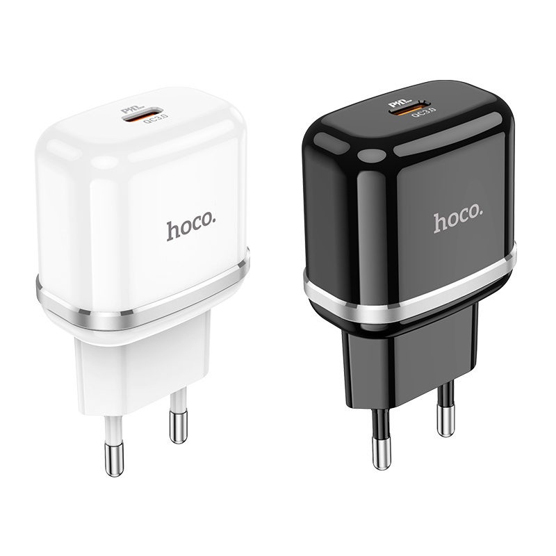 Củ sạc nhanh HOCO. N24 PD 20W Type C thích hợp cho điện thoại Android iPhone 13