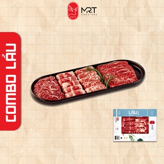 Combo lẩu Bò Úc siêu ngon 500gr  | 100% nhập khẩu | Ba chỉ, Bắp bò, Gù và Lõi nạc vai | Giao siêu tốc HCM