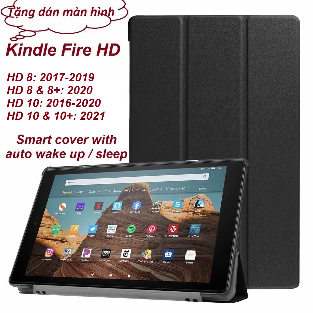 [Kindle Fire] Bao da cho New Fire HD 8/10 2017-2021