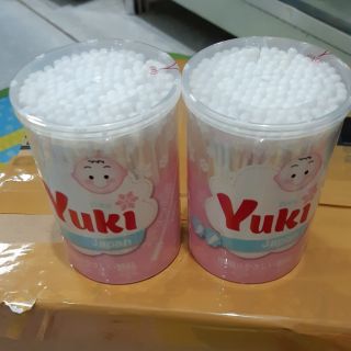 Bông tăm YuKi japan thân giấy kháng khuẩn cotton 100% tự nhiên