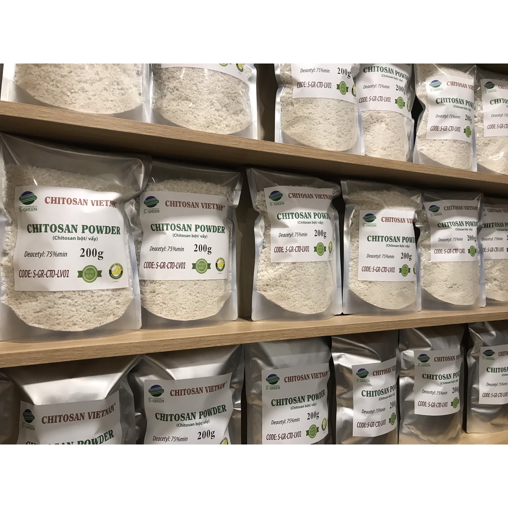 Chitosan bột/vẩy 200gr