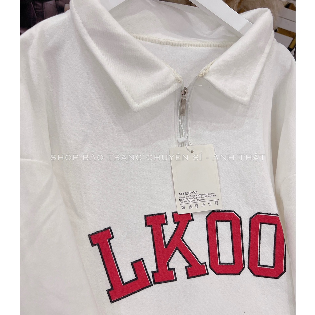 Áo Nỉ Polo Cổ Bẻ Form Rộng Nam Nữ Unisex Kiểu Dáng Hàn Quốc Ulzzang