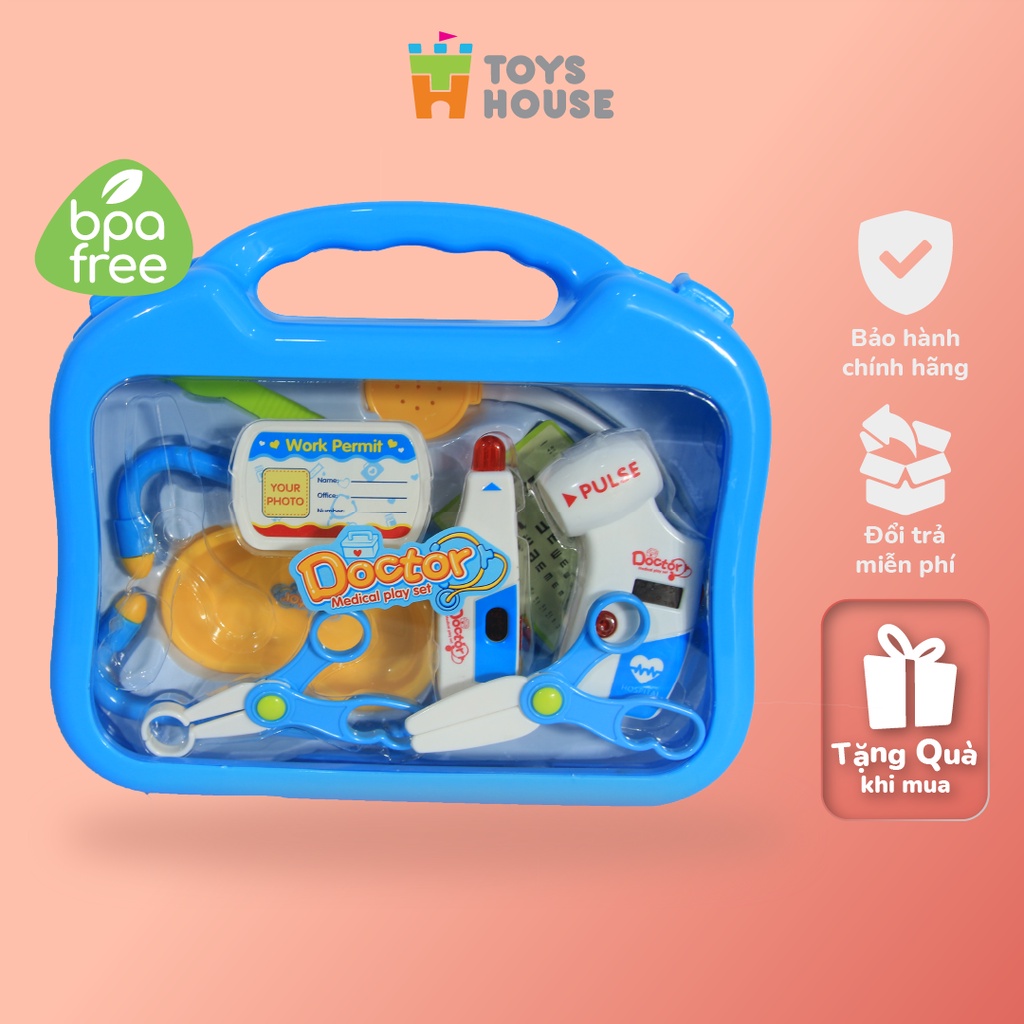 Hộp đồ chơi bác sĩ, nấu ăn, cơ khí, trang điểm giúp bé phát triển tư duy, định hướng nghề nghiệp Toyshouse