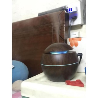 Máy xông tinh dầu vân gỗ