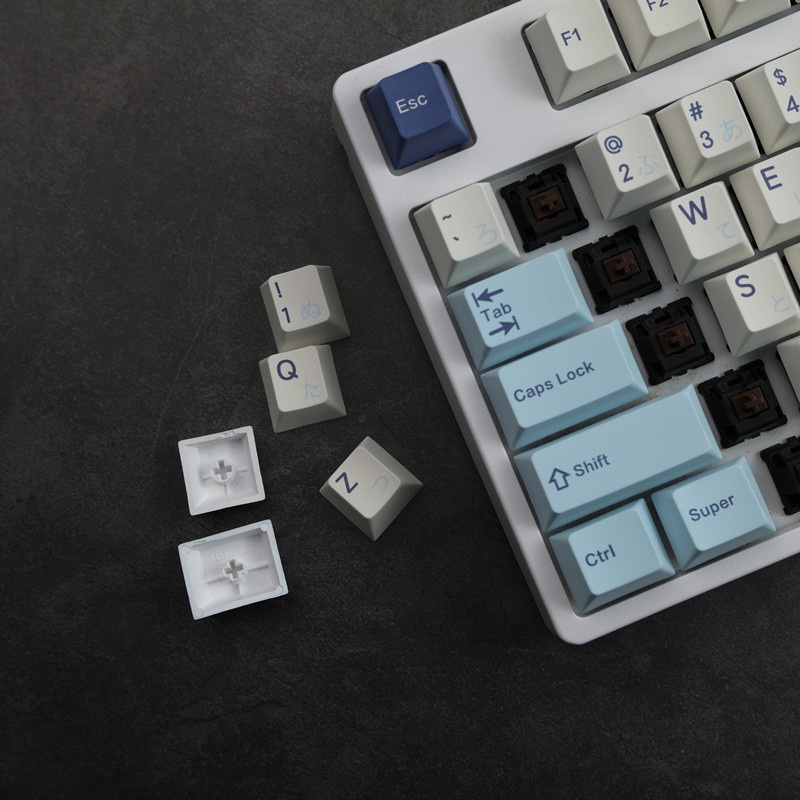 GMK Fruity Milk keycaps, 140 phím keycaps Cherry Profile DYE-SUB Cá nhân hóa GMK Keycaps cho bàn phím cơ