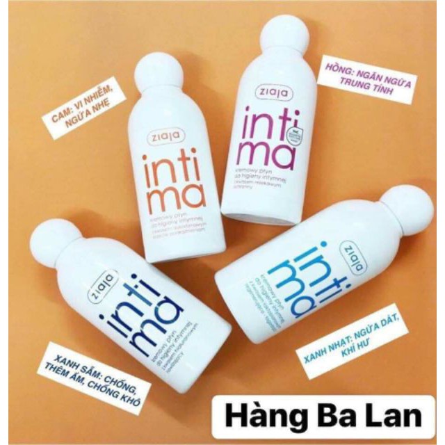 Dung dịch vệ sinh Phụ Nữ Intima Ba Lan 200ml vệ sinh phụ khoa mùi hương dễ chịu, cung cấp độ ẩm dịu nhẹ Olin House