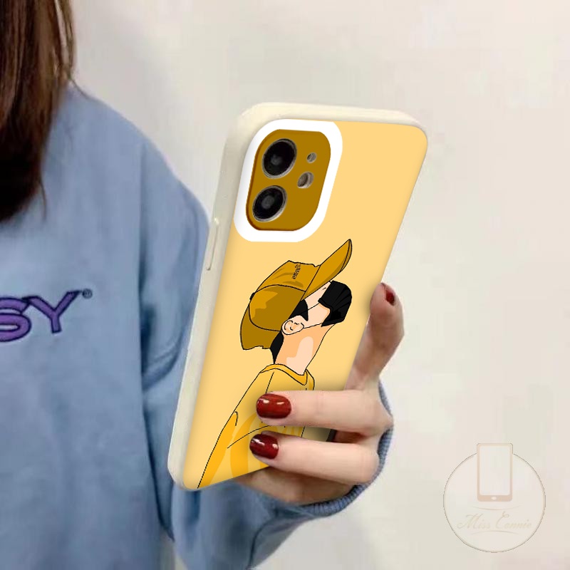 Ốp lưng Iphone A Boy Style Ốp iphone boy lạnh lùng vuông cho 6/6plus/7plus/8plus/x/max/11 pro/11 promax/12/13/pro/max