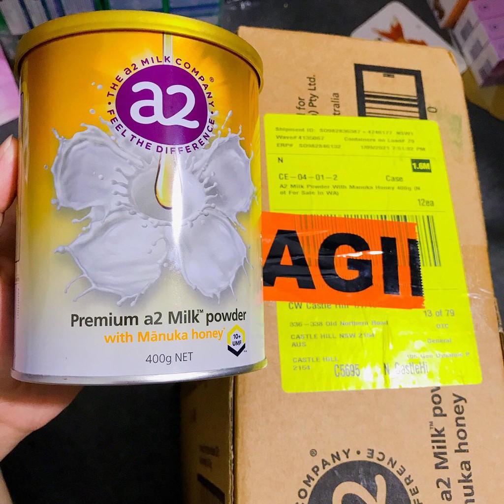 Sữa A2 Mật Ong Manuka Premium Milk Powder Úc - 400g - Date 2022