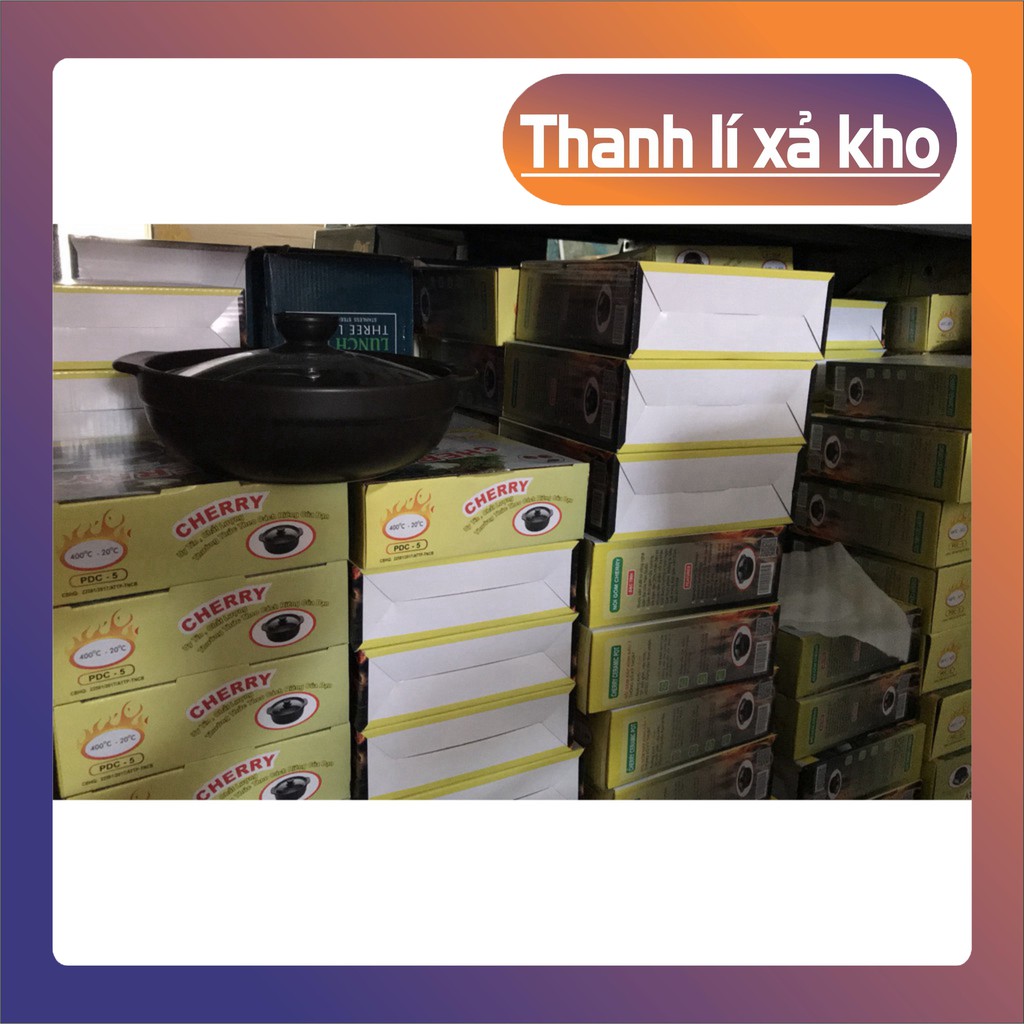 Nồi đất 𝑭𝑹𝑬𝑬𝑺𝑯𝑰𝑷 Nồi đất sứ tráng men kho cá, thịt nhiều kích cỡ