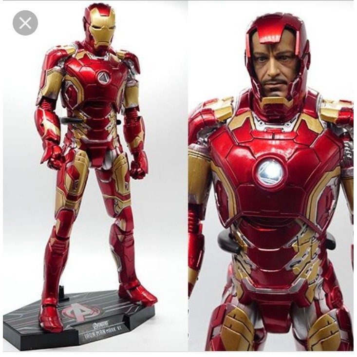 Mô hình đồ chơi Iron Man Mark 43 mk43 hãng hochoi Haocaitoy - Avengers