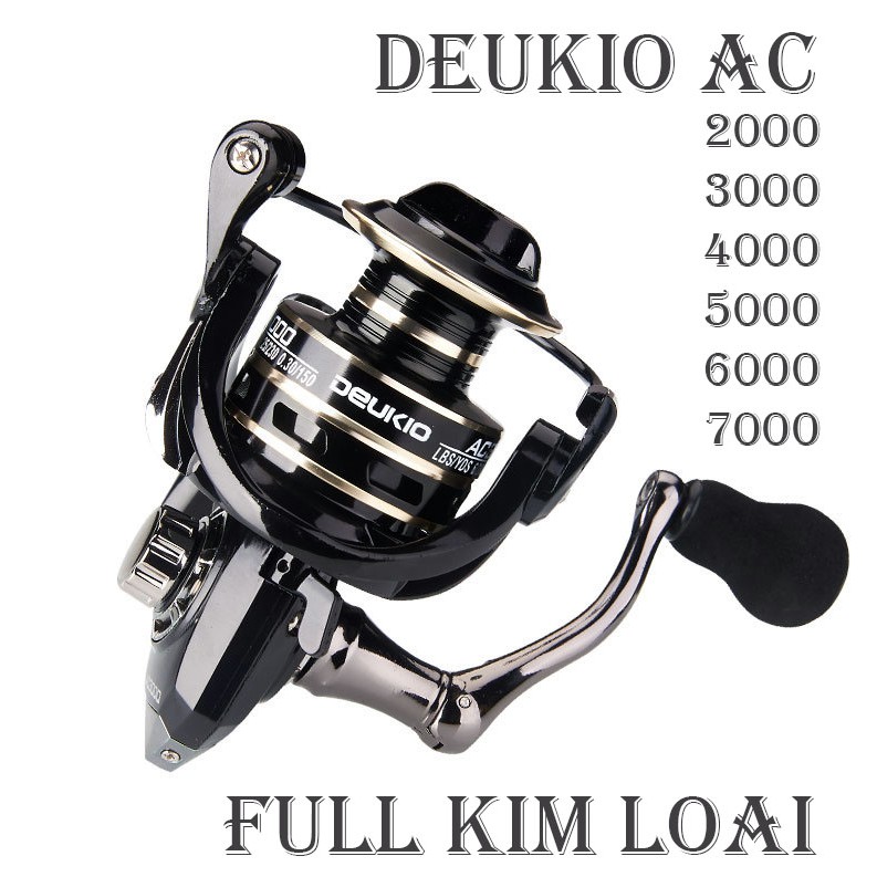 Máy Câu Cá DEUKIO AC 2-7000 siêu khỏe - máy câu cá dekukio AC