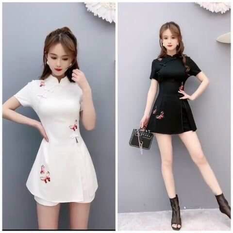Set 2 Món: Áo Cổ Tàu & Quần Short (KÈM VIDEO CẬN CHẤT VẢI)