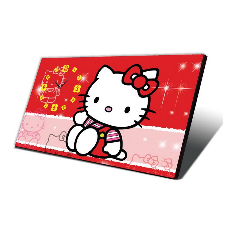 Đồng hồ bàn - Đồng hồ bàn mèo Hello Kitty