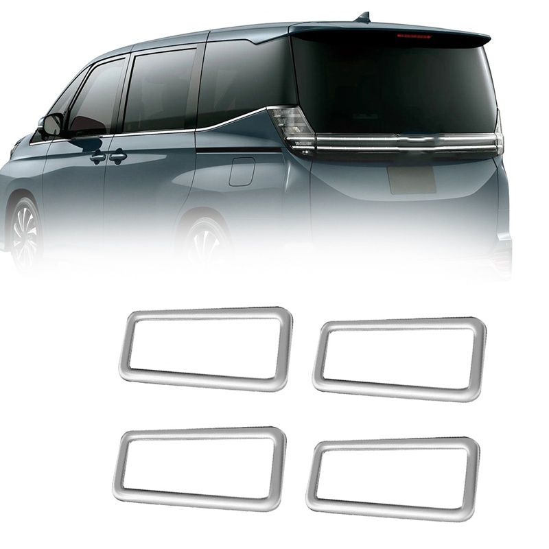 Khung Viền Lỗ Thông Gió Phía Trước Bằng ABS Mạ Màu Cho Toyota Voxy 2022