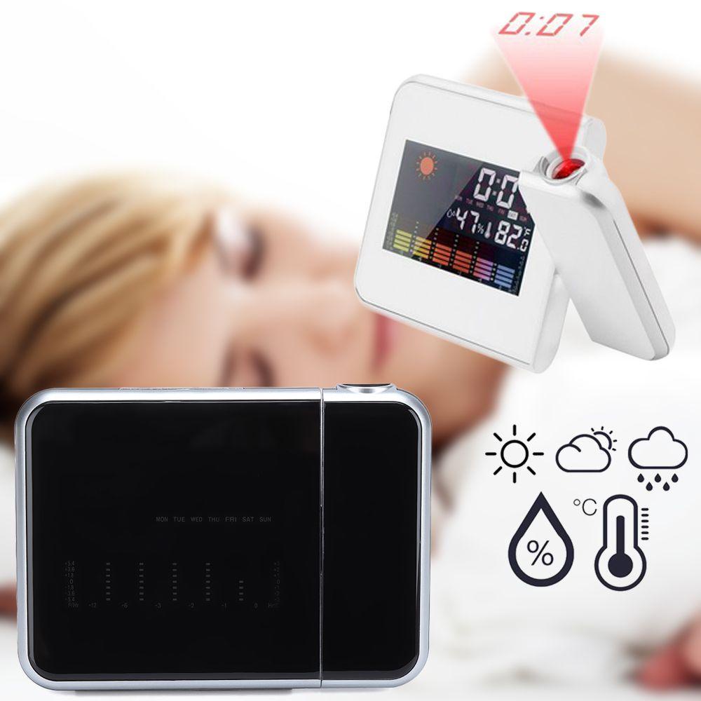 Đồng Hồ Báo Thức Dạng Máy Chiếu Độc Đáo Trang Trí Phòng Ngủ