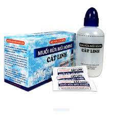 Thương hiệu: Muối Rửa Mũi Xoang Cát Linh Bộ dụng cụ rửa mũi XOANG CAT lINH Sinus Rinse Kit 30 Gói
