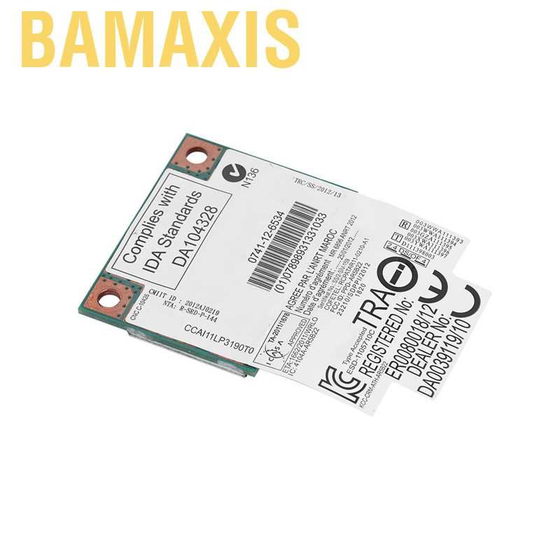Card Mạng Bamaxis Pci-E 2.4g / 5ghz Ar5B22 300mbps Bluetooth 4.0