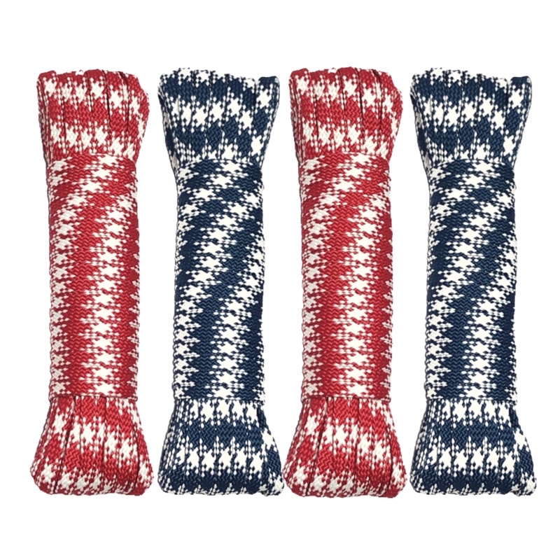 20 mét - Dây Dù dẹp 5mm dày 1mm dệt ống phối màu đẹp dùng làm macrame, sp handmade, trang trí thời trang