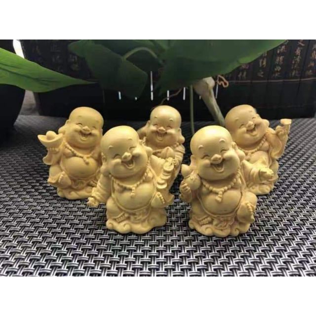 tượng ngũ phúc gỗ hoàng dương để ôtô