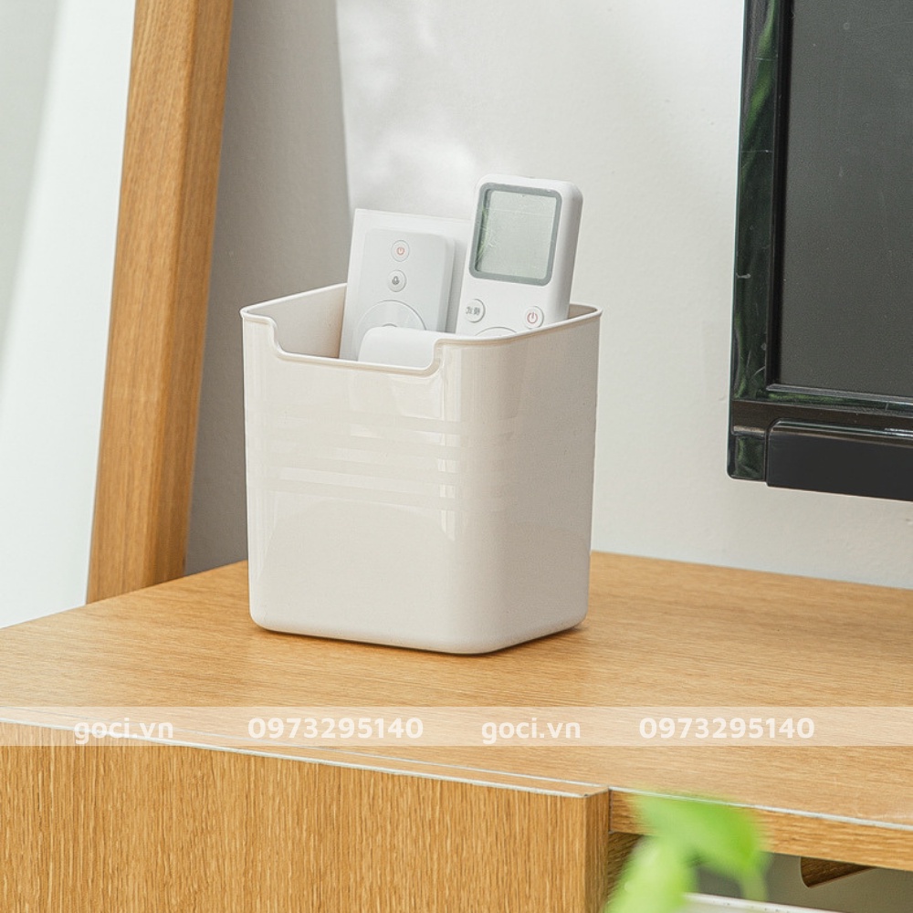 Hộp đựng đồ trang điểm trang sức mỹ phẩm thực phẩm cạnh tủ lạnh đa năng bằng nhựa tiện lợi