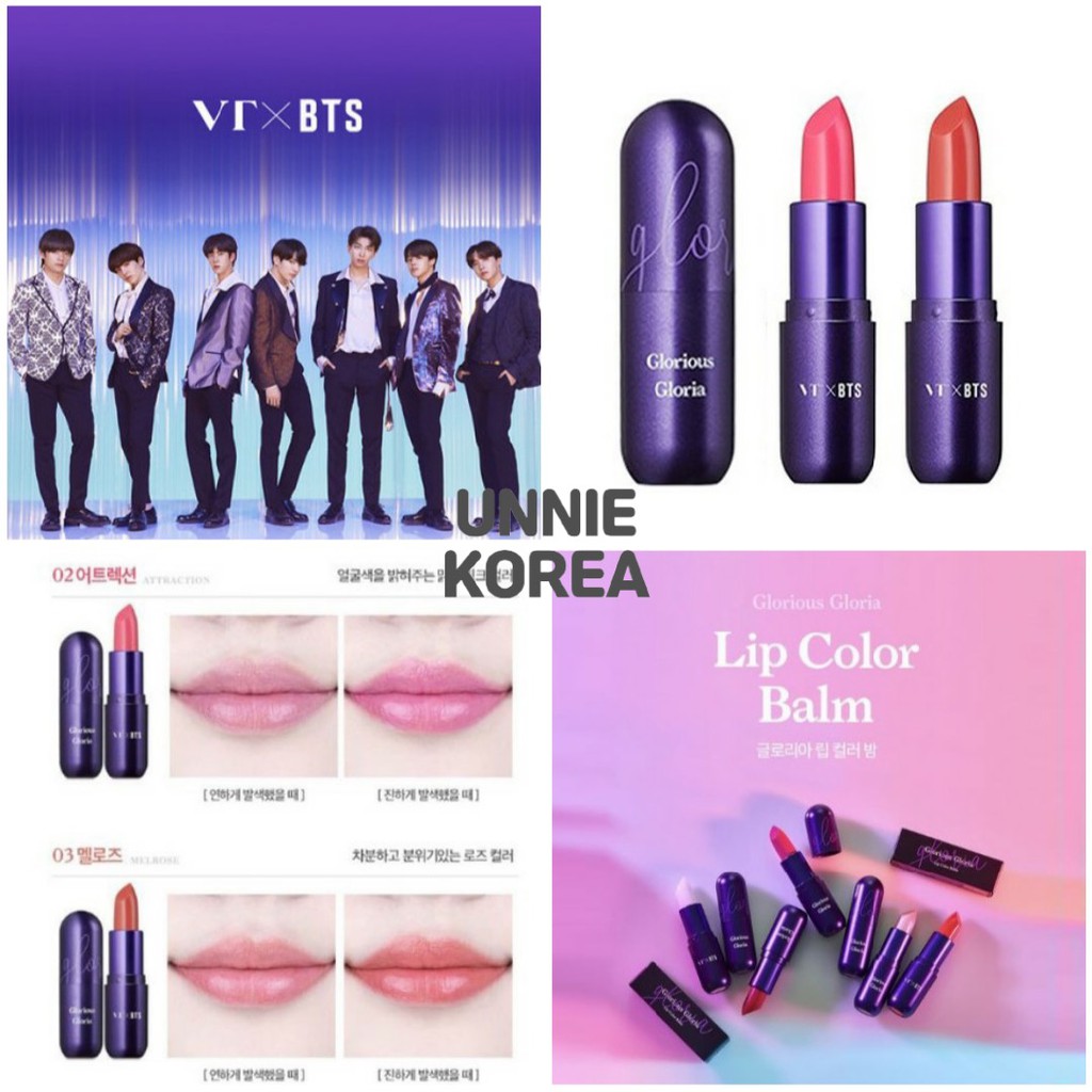 [ BTS - Hàng mới về ] Son dưỡng BTS Color Lip Balm giúp môi mềm mịn và tươi hơn