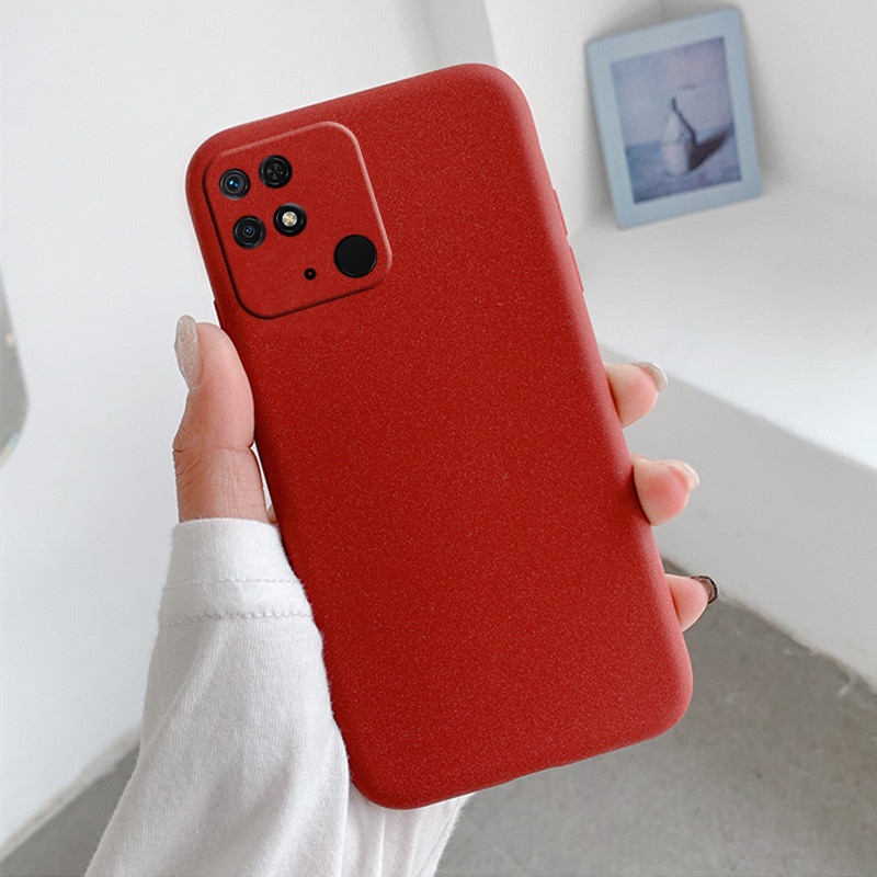 Ốp Điện Thoại Silicon Tpu Mềm Nhám Siêu Mỏng Chống Sốc Cho Xiaomi Redmi 10C 10A POCO X4 M4 Pro 4G 5G Redmi10 K50