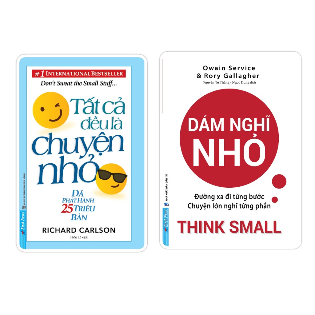 Sách - Combo Tất Cả Đều Là Chuyện Nhỏ + Dám Nghĩ Nhỏ - First News