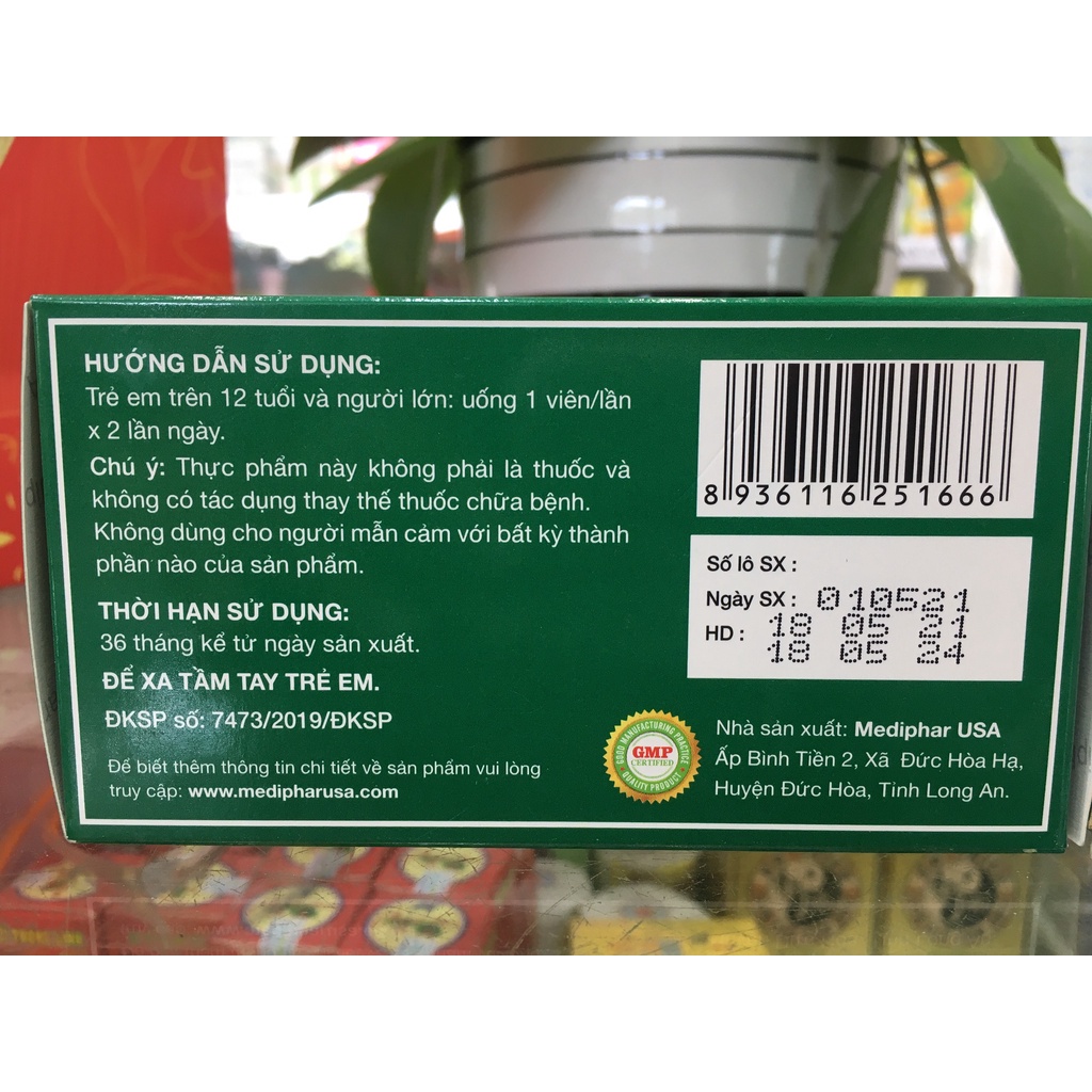 ✅ [Chính Hãng] Ginkgo Biloba 120mg cải thiện trí nhớ chứng mất ngủ