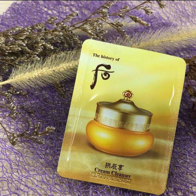 Sample kem tẩy trang The Whoo Facial Cream Cleanser 2ml