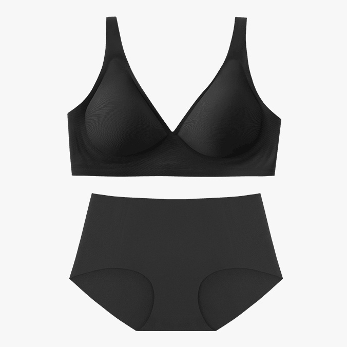 Bộ đồ lót không đường may có đệm nâng ngực size S-XL cho nữ (có bán lẻ)